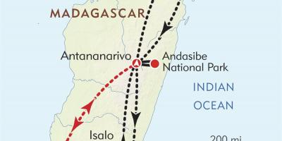 Antananarivo Madagaskara karte