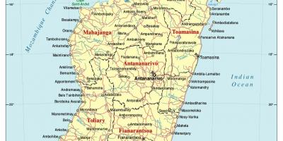 Kartes Madagaskaras ceļu