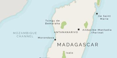 Karte, Madagaskaras un apkārtējām salām