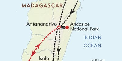 Antananarivo Madagaskara karte